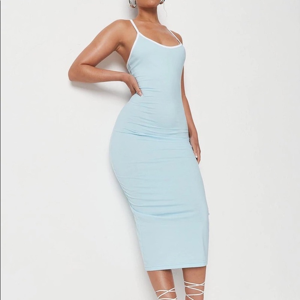 Blue Midi Dress